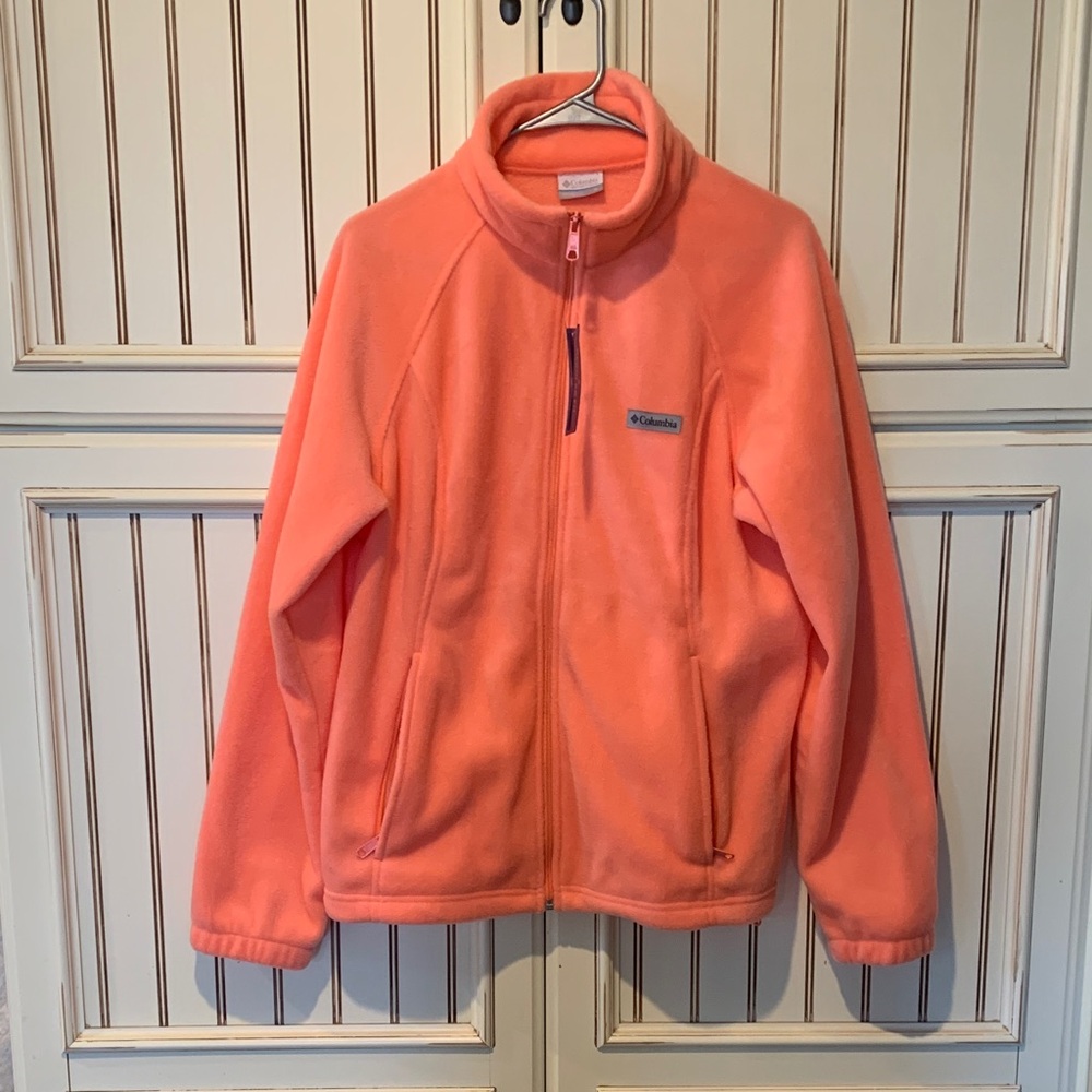 Columbia women’s  Coral Pink Fleece Jacket